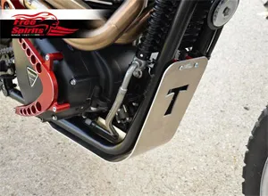 Free Spirits Triumph Classic Skid Plate (Silver) (308515S)