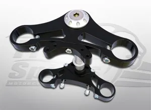 Free Spirits Triumph Classic Cafe Racer Triple Trees For Stock Fork (Black) (302302K)