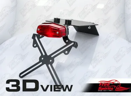 Free Spirits License Plate & Undertray (Lucas E11) For Triumph Classic (308917)