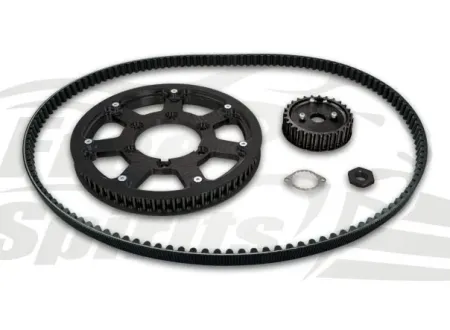 Free Spirits Belt Drive Conversion Kit In Black For Triumph Street Twin/Cup/Scrambler & Bonneville T100 2018 Up (307593K)