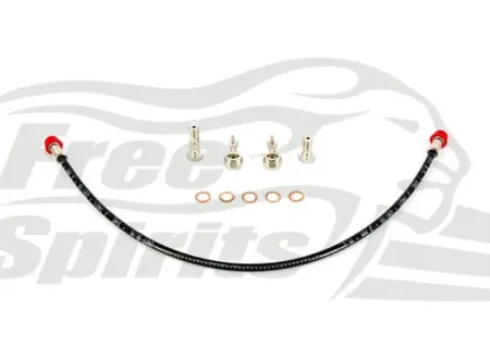Free Spirits Triumph Braided Front Brake Line For Kits 303901 & 303903 (303902)