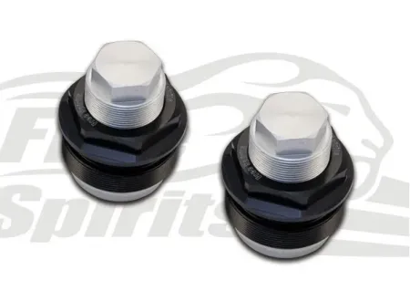 Free Spirits Fork Spring Pre-Load Adjustment Kit For Triumph Bonneville T120, Thruxton 1200 & Speedmaster 1200 - 41mm Fork Tube In Black Finish (301301K)