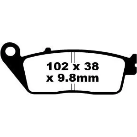 EBC FA Series Organic Front Brake Pads For 2014-2022 Indian Models (FA196)