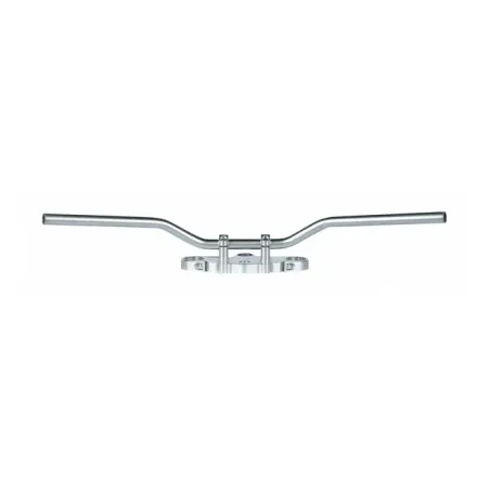 TRW 22mm Superbike Elegance Steel Handlebar TUV And ABE Approved in Chrome Finish (MCL127SC)