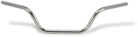 TRW 22mm Touring Low Steel Handlebar TUV And ABE Approved in Chrome Finish (MCL113SC)