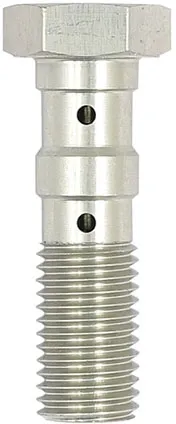 TRW Double Banjo Bolt Silver Anodized M10X1.25 (MCH951A)