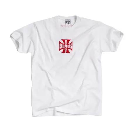 West Coast Choppers OG Classic T-shirt White/Red Size 3XL (WCCTS0004WT3XL)