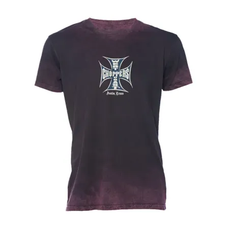 West Coast Choppers OG Classic T-shirt Vintage Bordeaux Size Medium (WCCTS032656RDM)