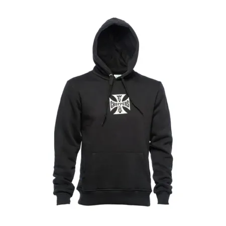 West Coast Choppers OG Classic Hoodie Black Size Large (WCCHD0011ZWL)