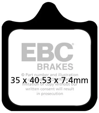 Ebc Double-h Sintered Brake Pads (FA322/4HH)