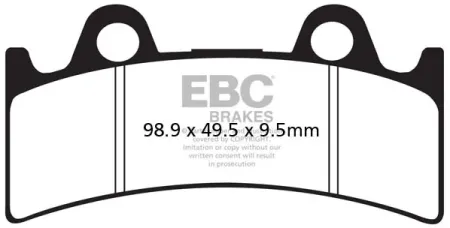 Ebc Organic Brake Pads (FA190)
