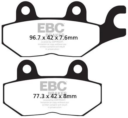 Ebc Organic Brake Pads (FA215)
