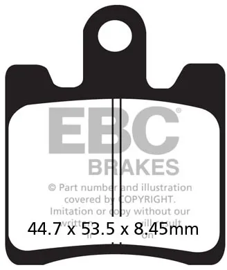 Ebc Double-h Sintered Brake Pads (FA423/4HH)