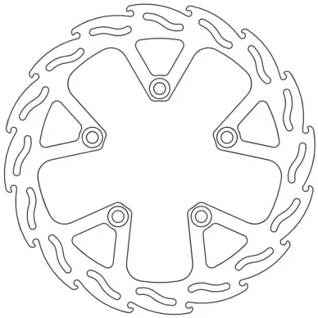 Moto-master Flame Series Brake Rotor (110558)