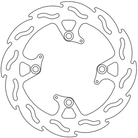 Moto-master Flame Series Brake Rotor (110683)