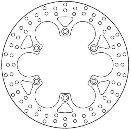 Moto-master Halo Series Fixed Brake Rotor (110560)