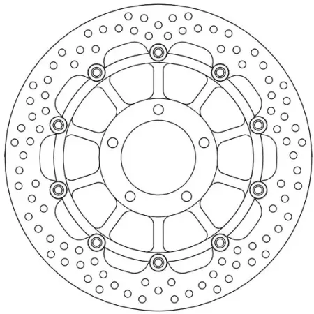 Moto-master Halo Series Floating Brake Rotor (113133)
