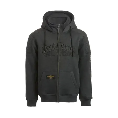 West Coast Choppers Por Vida Zip Hoodie Grey Size 3XL (WCCHD192GR3XL)