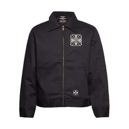 West Coast Choppers OG Lined Work Jacket Black Size 2XL (WCCJS037ZW2XL)