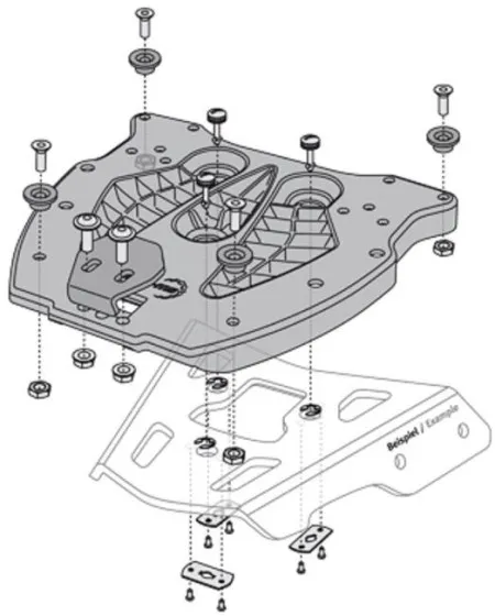 SW-MOTECH Adapter Plate for ALU-RACK (GPT.00.152.400)