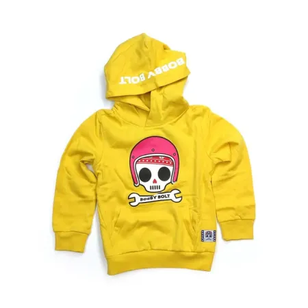 Bobby Bolt Bibbi Hoodie Yellow - Kids Size 146/152 (ARM702609)