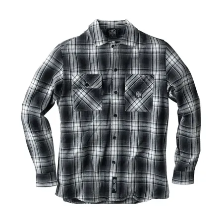 West Coast Choppers Riser Shirt White/Grey Size Medium (WCCWS150GRM)
