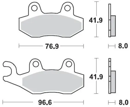 Moto Master Brake Pad Ceramic (402904)