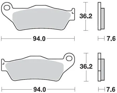Moto Master Brake Pad Ceramic (403204)