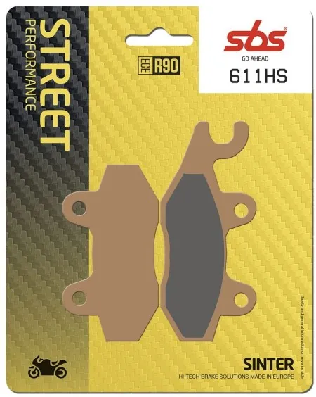 SBS HS Street Excel Sintered Front Brake Pads (611HS)