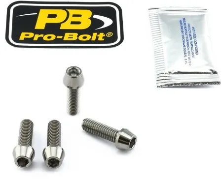 Pro Bolt Axle Pinch Bolt Kit Titan, Front (TIFAPINCH230)