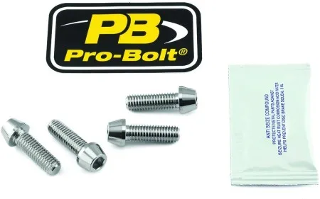 Pro Bolt Axle Pinch Bolt Kit Stainless Steel, Front (SSFAPINCH230)