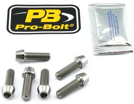 Pro Bolt Clip On HB Bolt Kit Tit (TICLIPBAR140)