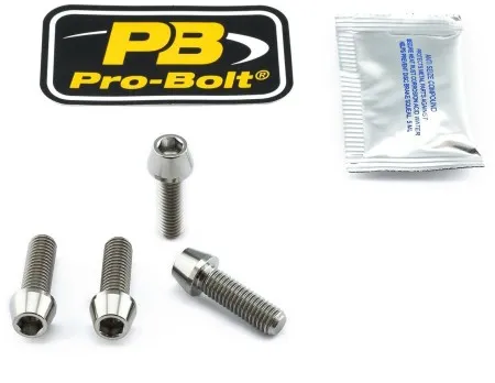 Pro Bolt Titanium Clip-On / Handle Bar Mount Bolt Kit (TICLIPBAR150)
