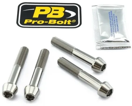 Pro Bolt Titanium Brake Caliper Mount Kit (TIFBMON100)