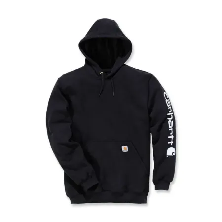 Carhartt Sleeve Logo Hoodie Black Size 2XL (K288-BLK2XLREG)