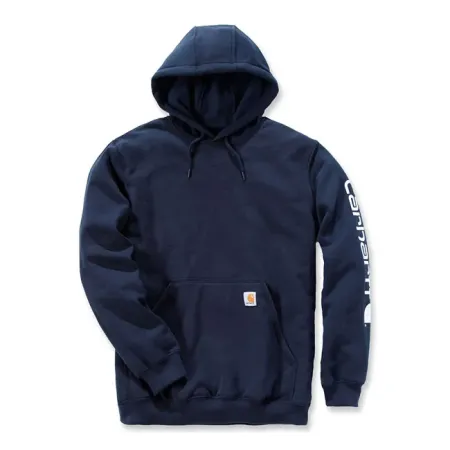 Carhartt Sleeve Logo Hoodie New Navy Size XL (K288-472XLREG)