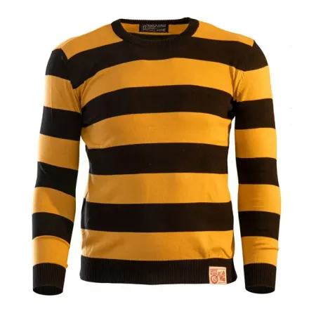 13 & 1/2 Magazine Outlaw Sweater Black/Yellow Size Large (SWEAT-B/Y-L)