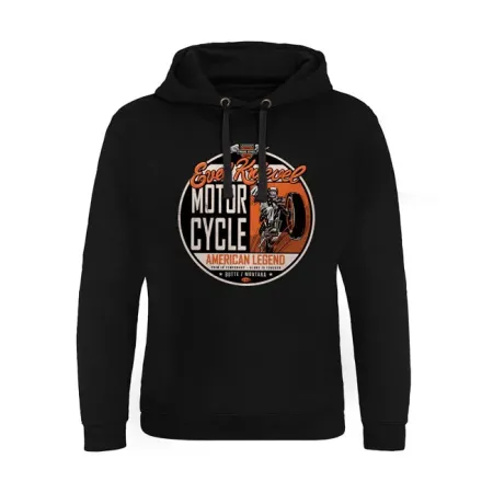 Evel Knievel American Legend Epic Hoodie Black Size Medium (KK-37-EK006-H32-10-BK-M)