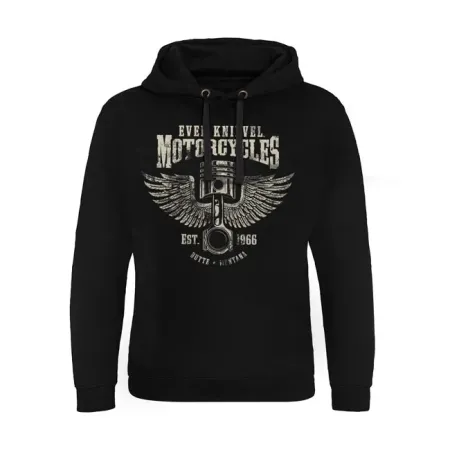 Evel Knievel Motorcycles Epic Hoodie Black Size Large (KK-37-EK009-H36-15-BK-L)