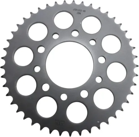 JT Sprockets JTR1332.40ZBK Rear Replacement Sprocket 40 Teeth 525 Pitch Natural C49 High Carbon Steel (JTR1332.40ZBK)