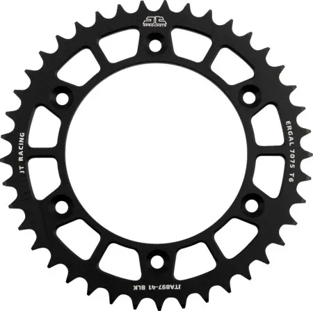 JT Sprockets RaceLite Aluminum Rear Sprocket (JTA897.41BLK)