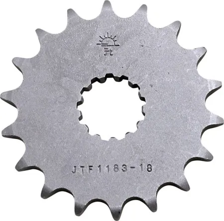 JT Sprockets JTF1183.18 Front Replacement Sprocket 18 Teeth 525 Pitch Natural Chromoly Steel Alloy (JTF1183.18)