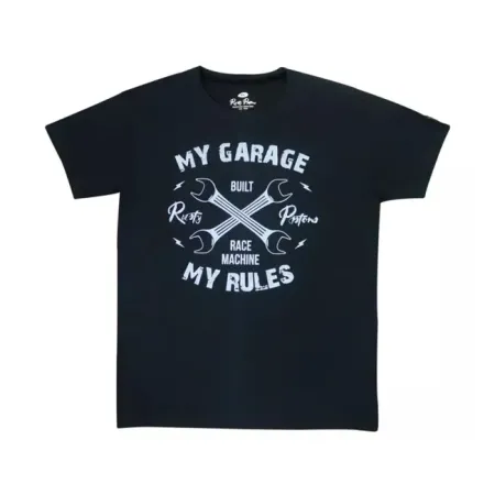 Rusty Pistons Garage T-Shirt Black Size Medium (RPTSM61-M)