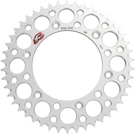 Renthal Ultralight Rear Sprocket (224U-520-46GPSI)