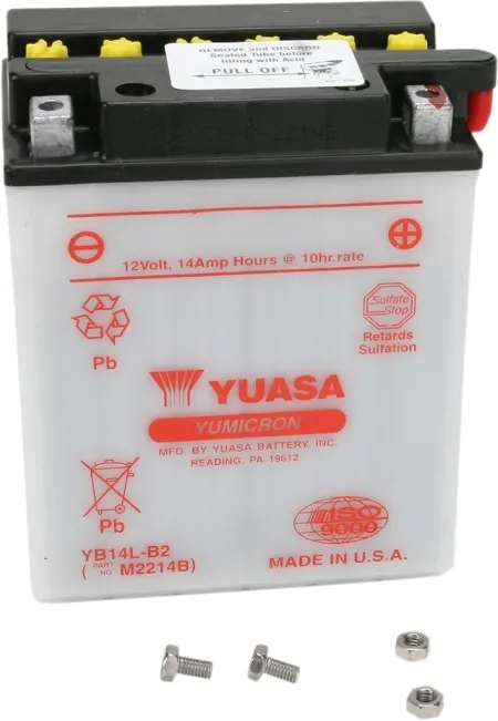 Battery-yuasa (YB14L-B2(DC))
