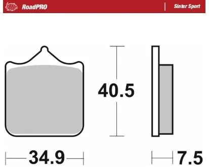 Moto Master RoadPro Sinter Sport (405505)