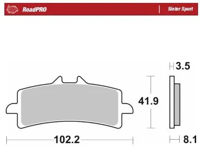 Moto Master RoadPro Sinter Sport (407005)