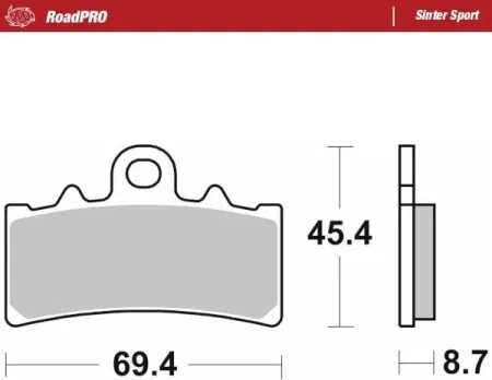 Moto Master RoadPro Sinter Sport (407605)